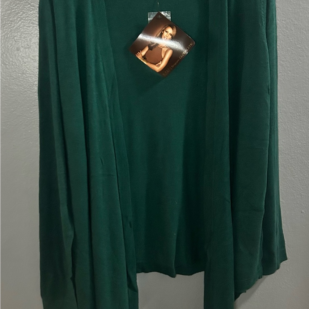New w/ tags Med Hunter Green Cardigan